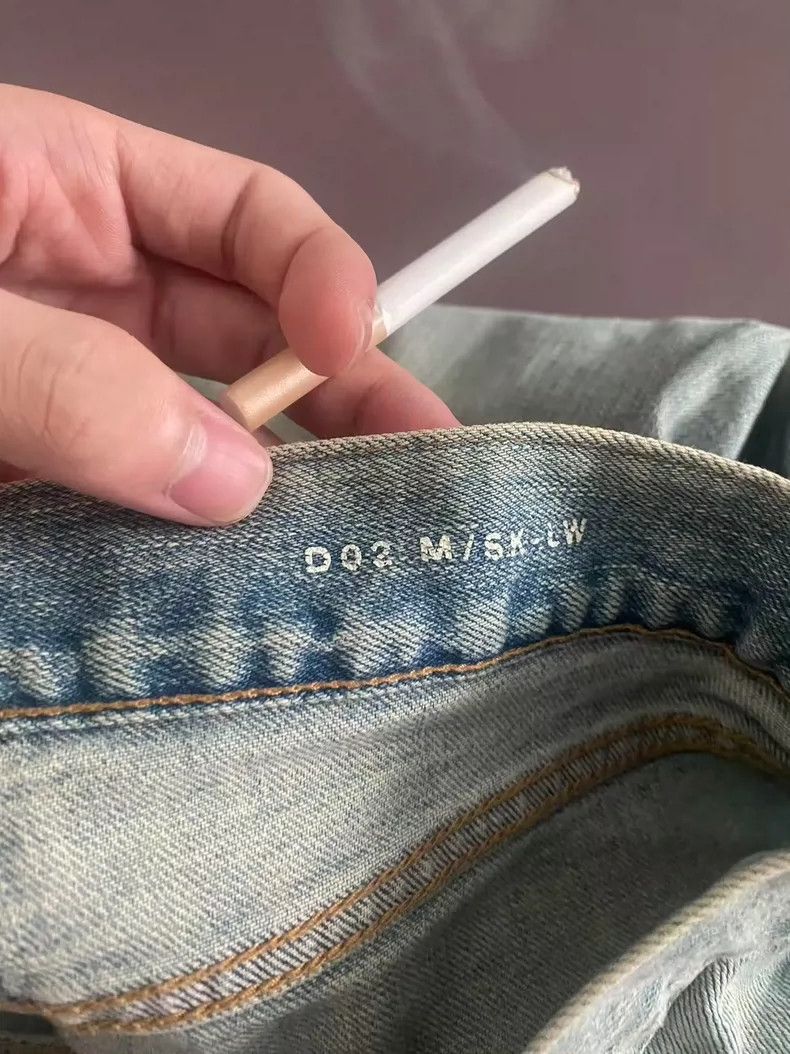 Saint Laurent Paris saint laurent distressed blue denim pants Size US 30 / EU 46 - 4 Thumbnail