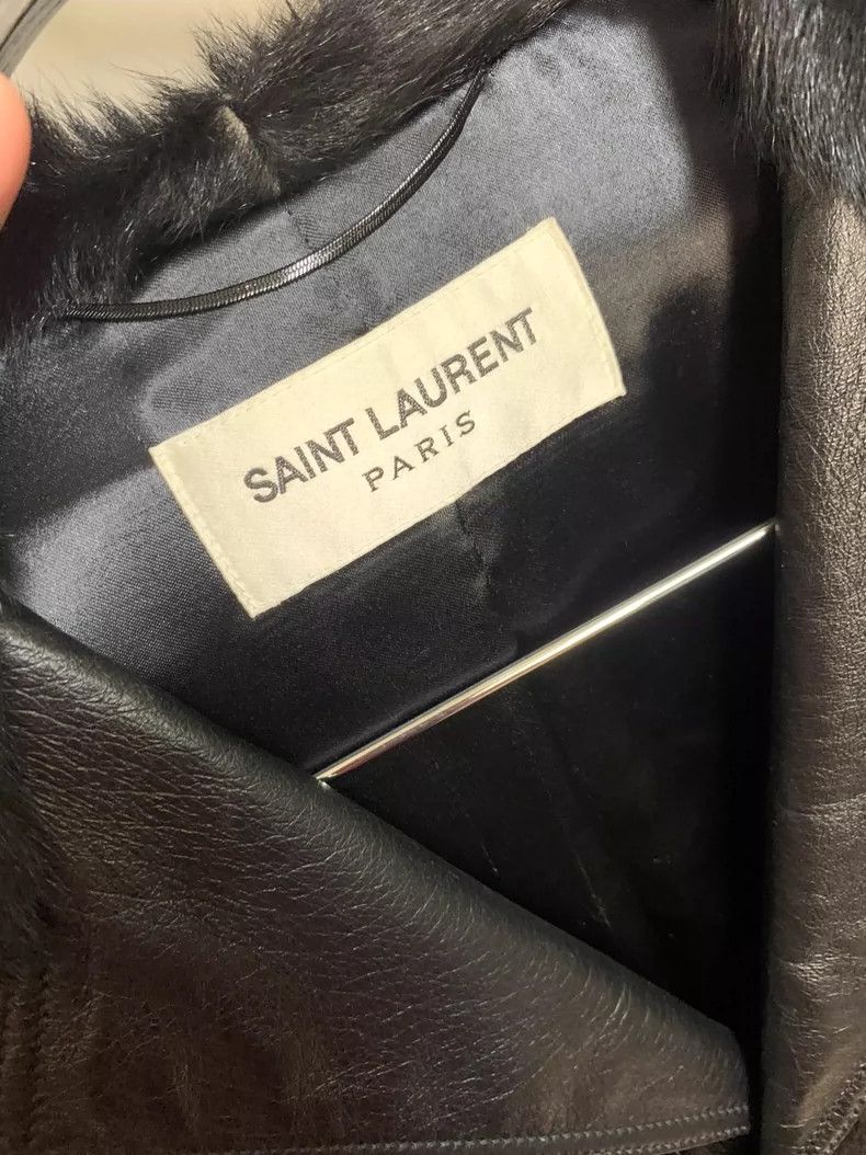 Saint Laurent Paris saint laurent faux fur coat 2016FW Size US L / EU 52-54 / 3 - 2 Thumbnail