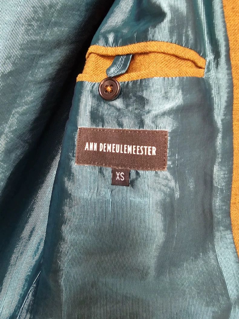 Ann Demeulemeester double-breasted linen wool blend jacket - dmc Size US M / EU 48-50 / 2 - 4 Thumbnail