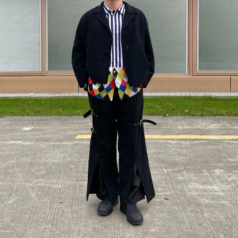 Comme des Garcons Homme Plus Colorful Striped Shirt - dmc