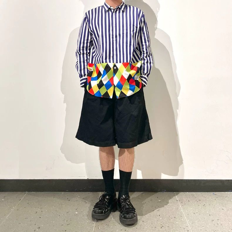 Comme des Garcons Homme Plus Colorful Striped Shirt - dmc