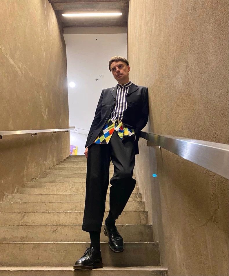 Comme des Garcons Homme Plus Colorful Striped Shirt - dmc