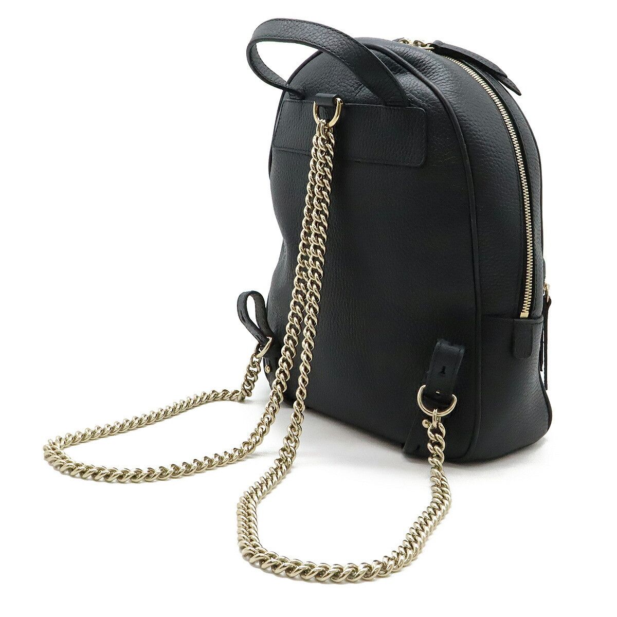 Gucci Gucci Gucci Soho Interlocking G Leather Backpack Leather Backpack 536192 Size ONE SIZE - 2 Thumbnail