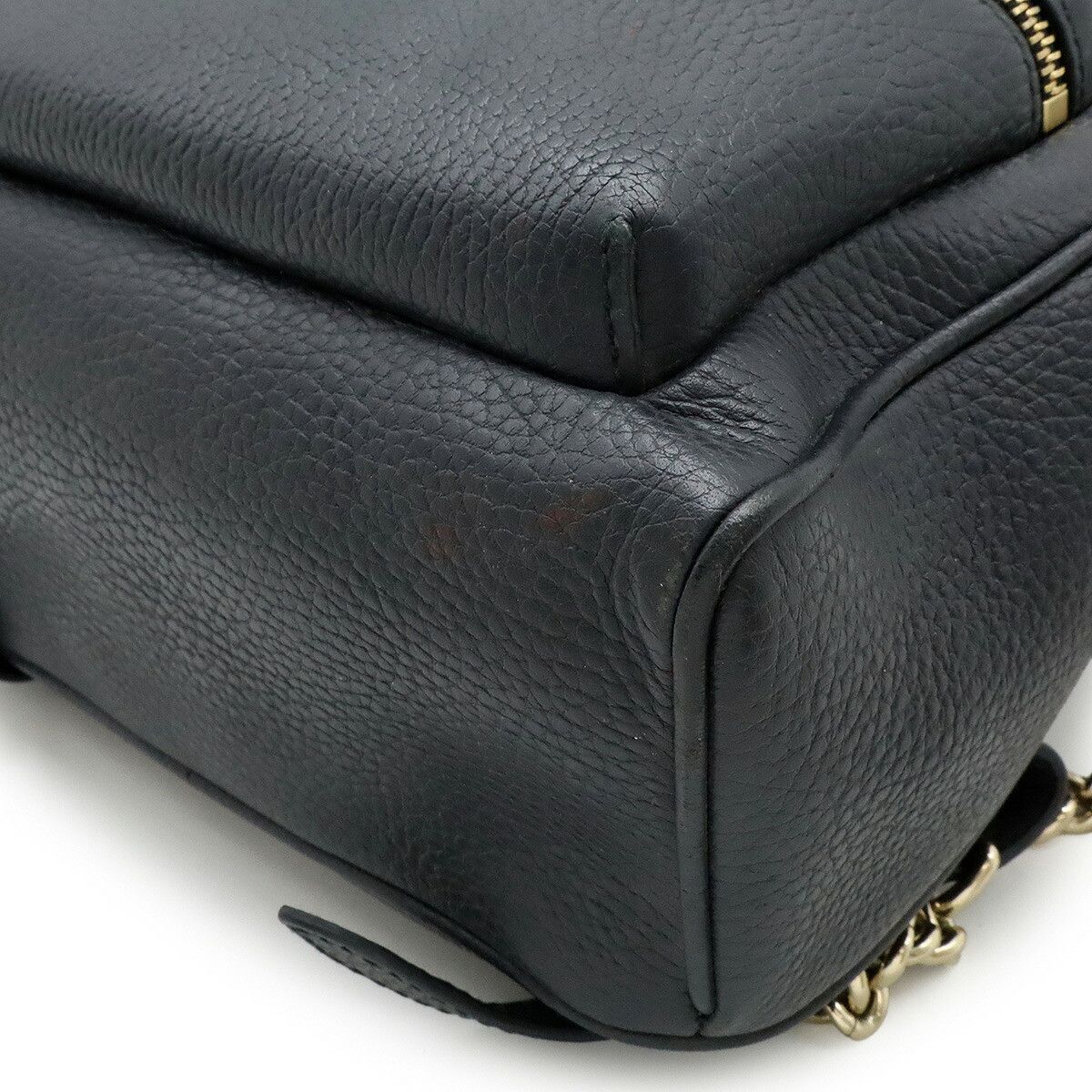 Gucci Gucci Gucci Soho Interlocking G Leather Backpack Leather Backpack 536192 Size ONE SIZE - 3 Thumbnail