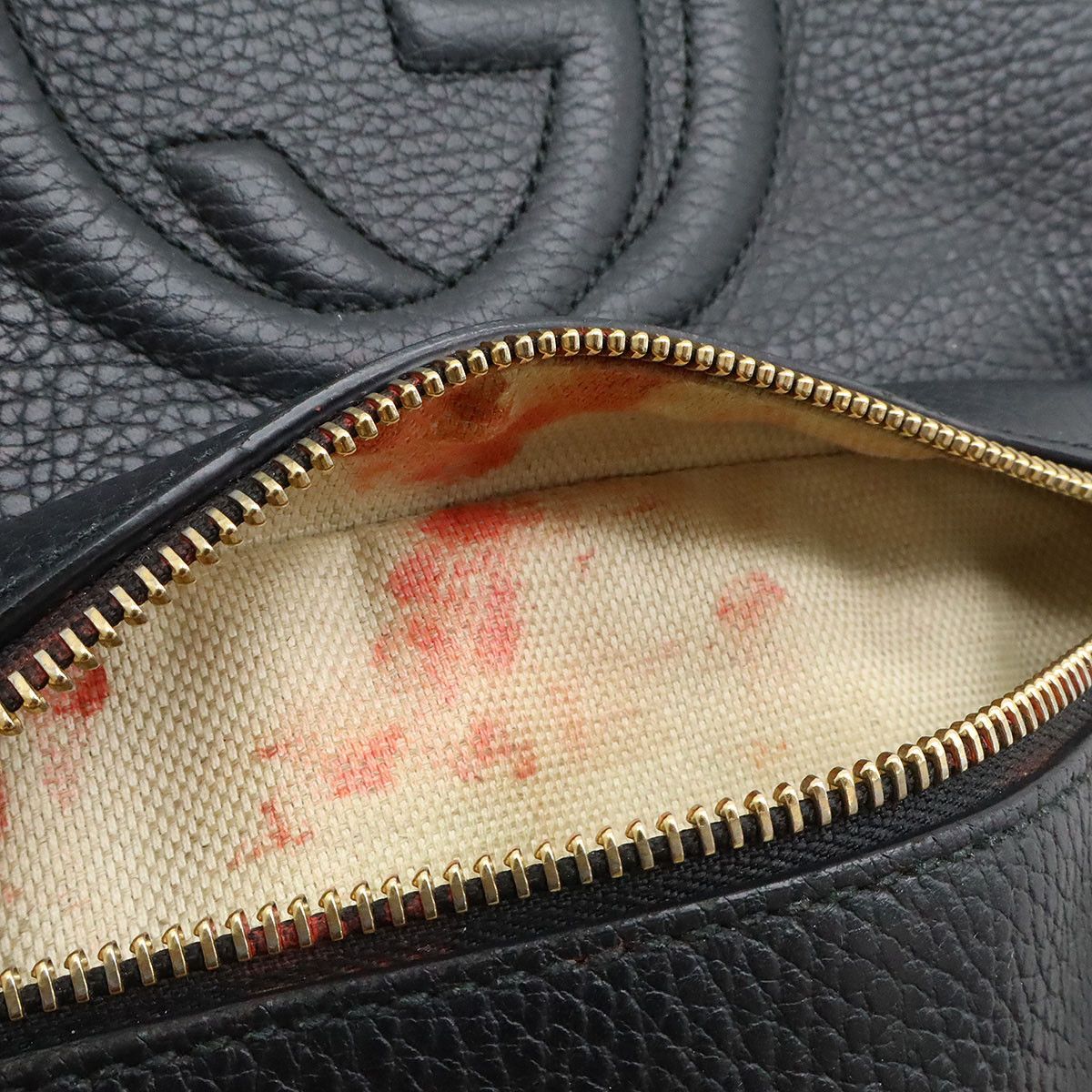 Gucci Gucci Gucci Soho Interlocking G Leather Backpack Leather Backpack 536192 Size ONE SIZE - 9 Thumbnail