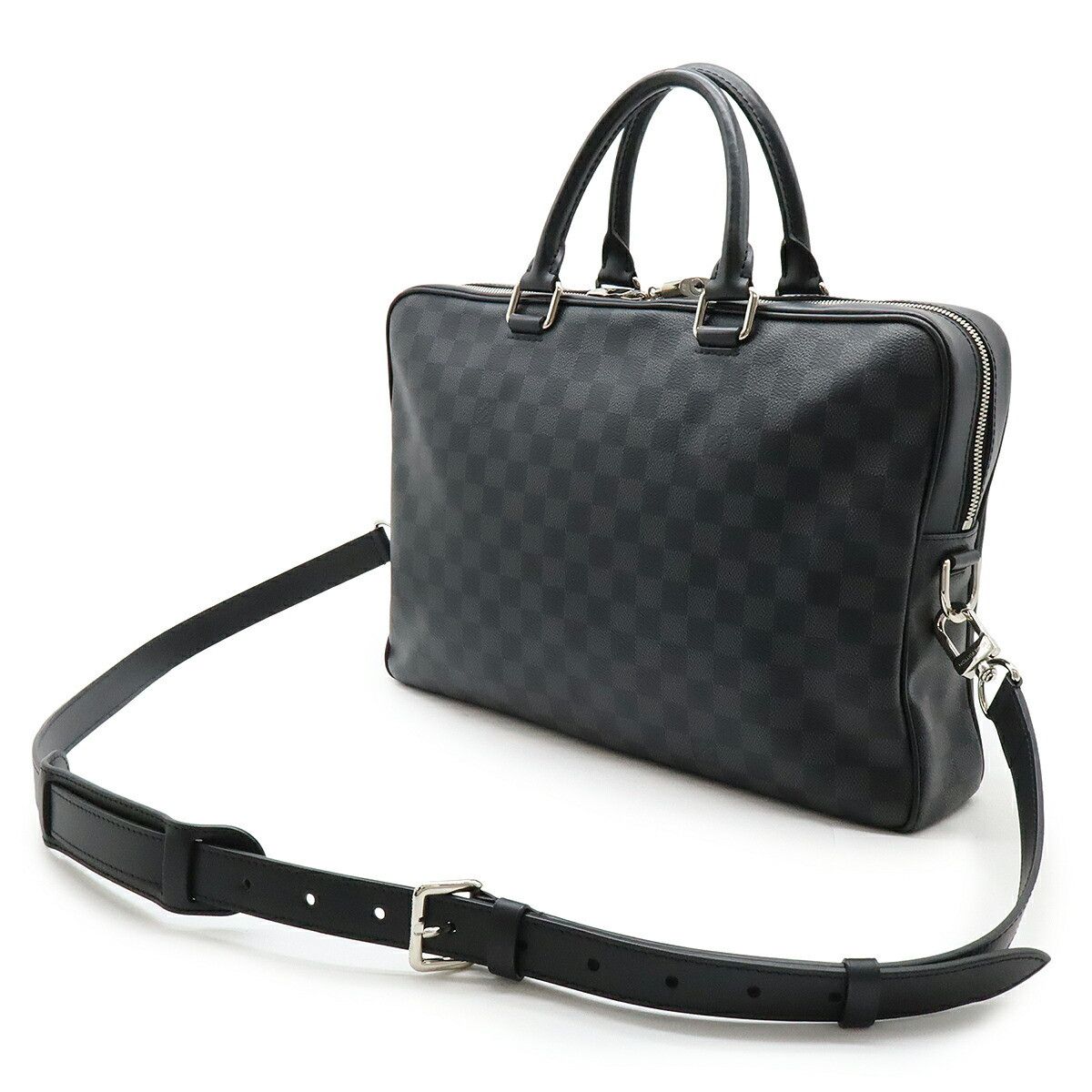 Louis Vuitton Louis Vuitton Louis Vuitton PDB MM NM Damier Graphite Briefcase 2way Canvas Business Bag N50200 Size ONE SIZE - 2 Thumbnail