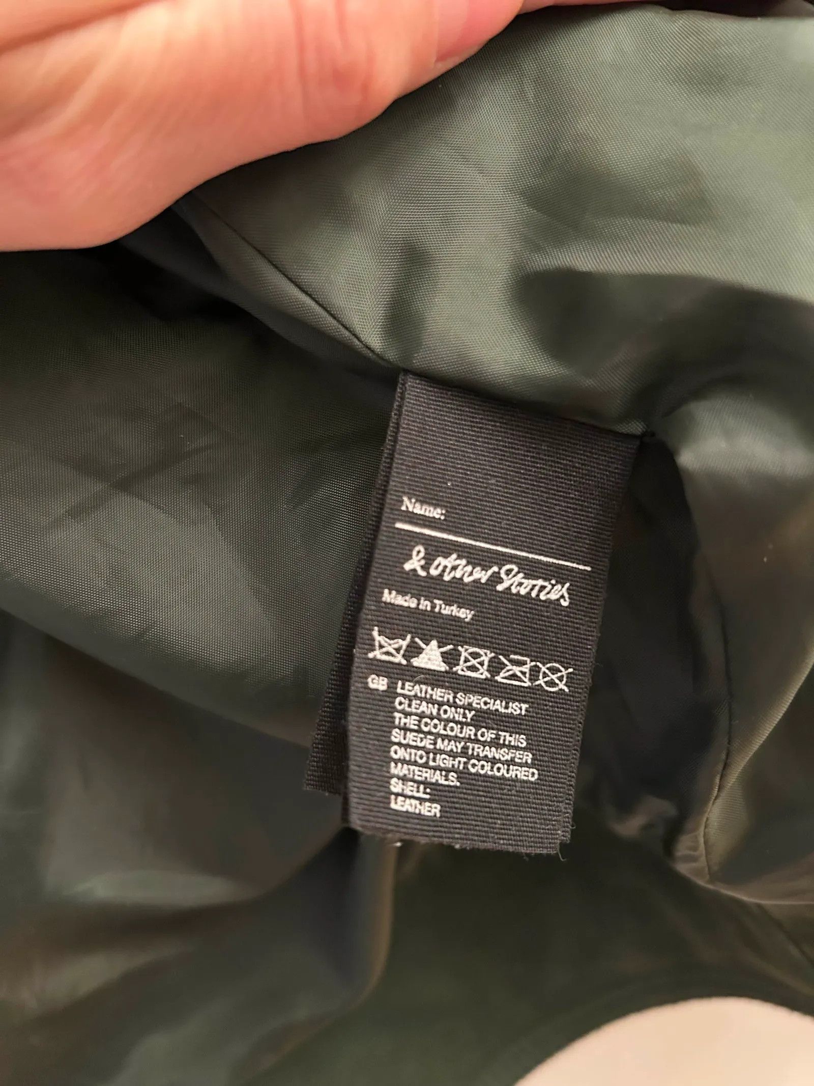 & Other Stories & Other Stories Leather Jacket Size S / US 4 / IT 40 - 3 Thumbnail