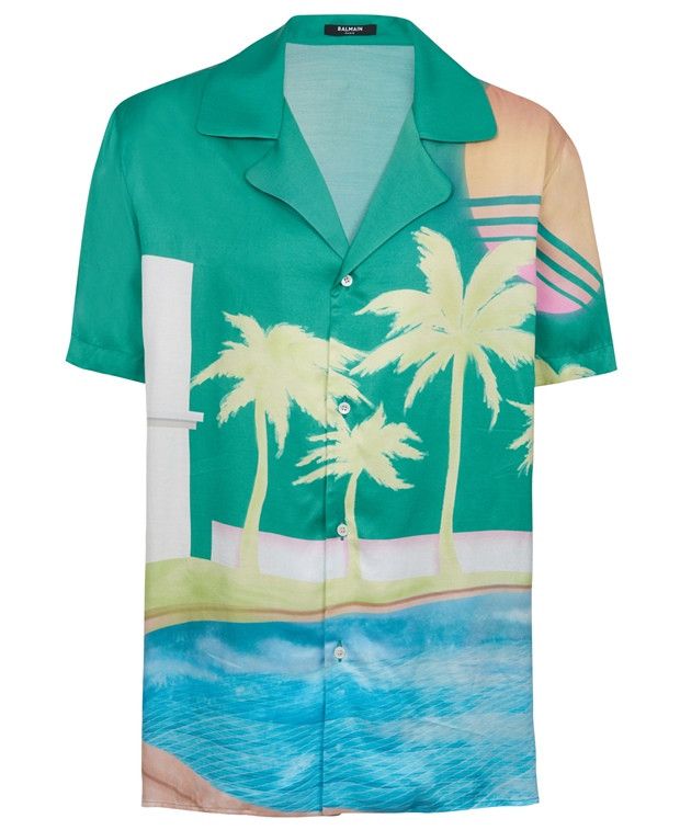 Balmain Short-sleeved shirt - casual fit Size 54R - 4 Thumbnail