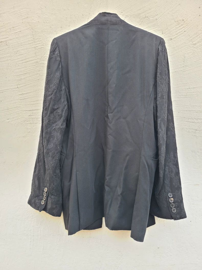 Ann Demeulemeester Ann Demeulemeester Embroidered Black Blazer - dmc Size US L / EU 52-54 / 3 - 5 Thumbnail