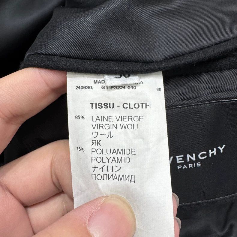 Givenchy Givenchy Wool Suit Jacket Size 50 - dmc Size US L / EU 52-54 / 3 - 4 Thumbnail