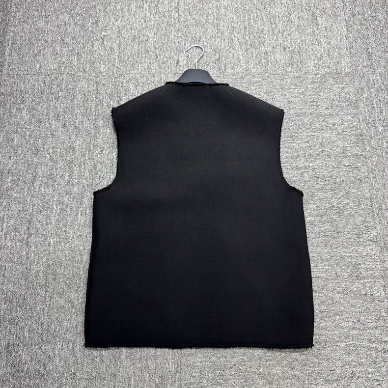Givenchy Givenchy Black Wool Utility Vest - dmc Size US L / EU 52-54 / 3 - 2 Thumbnail