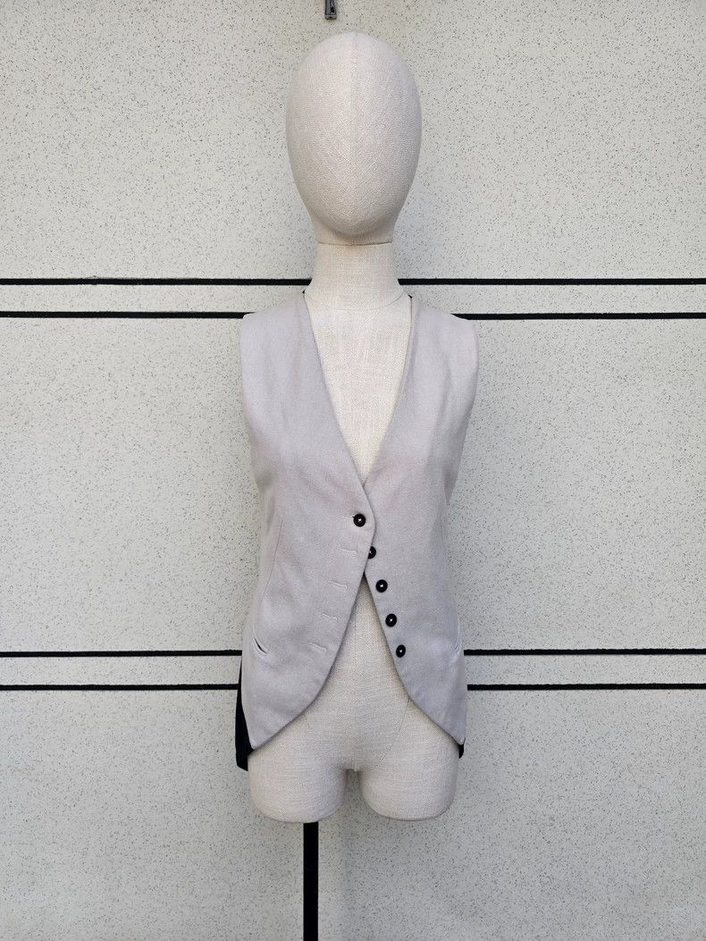 Ann Demeulemeester wool silk blend sleeveless vest or outerwear - dmc Size US M / EU 48-50 / 2 - 2 Thumbnail