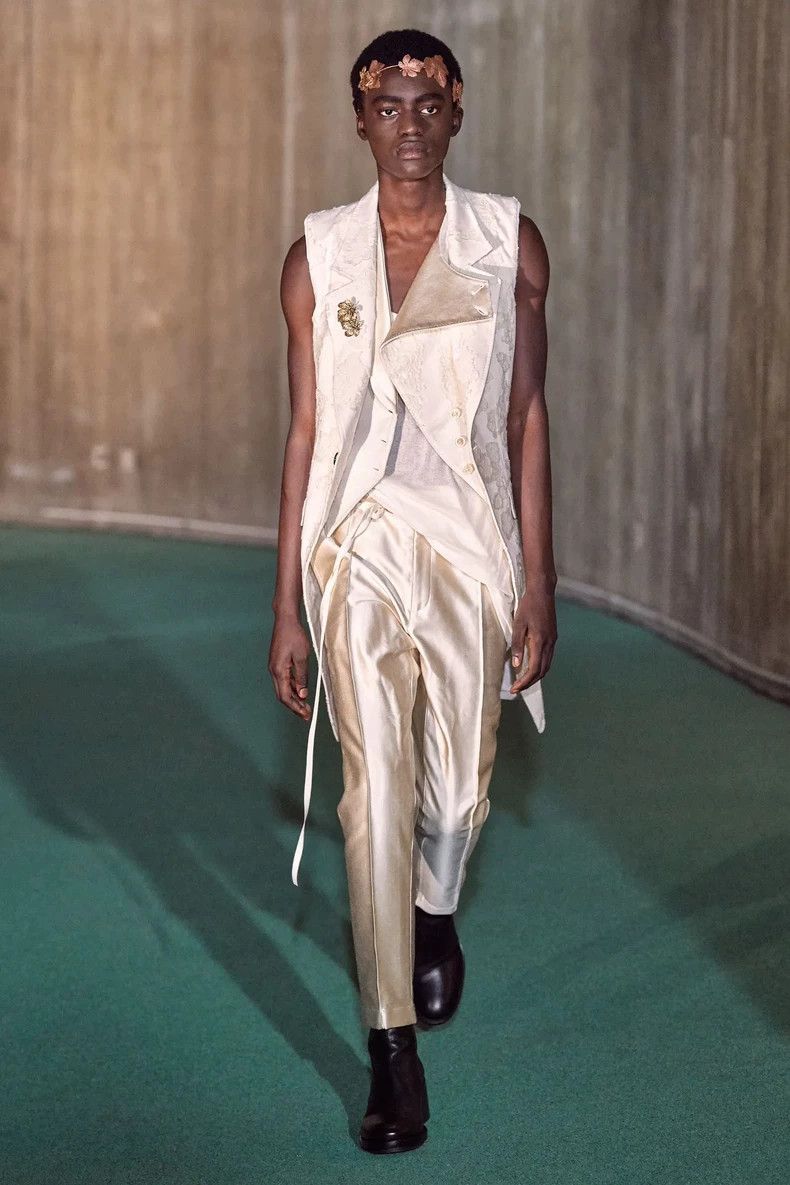 Ann Demeulemeester wool silk blend sleeveless vest or outerwear - dmc Size US M / EU 48-50 / 2 - 6 Thumbnail