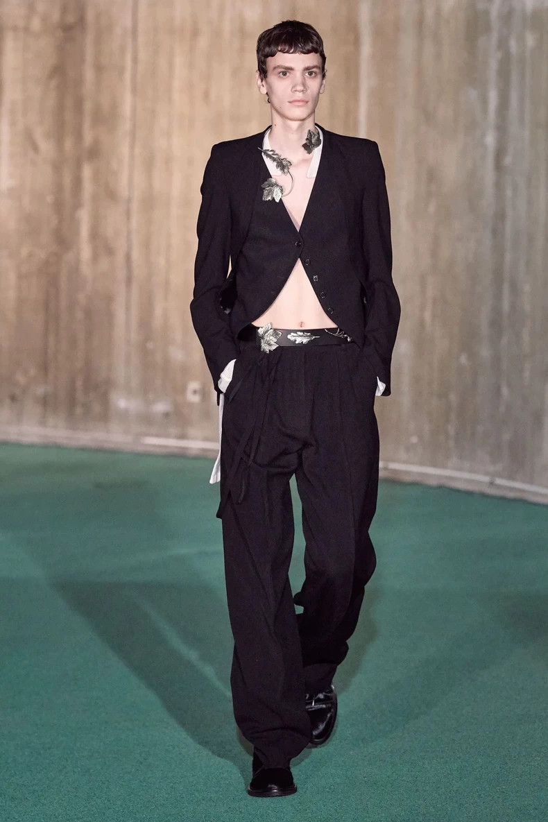 Ann Demeulemeester wool silk blend sleeveless vest or outerwear - dmc Size US M / EU 48-50 / 2 - 5 Thumbnail