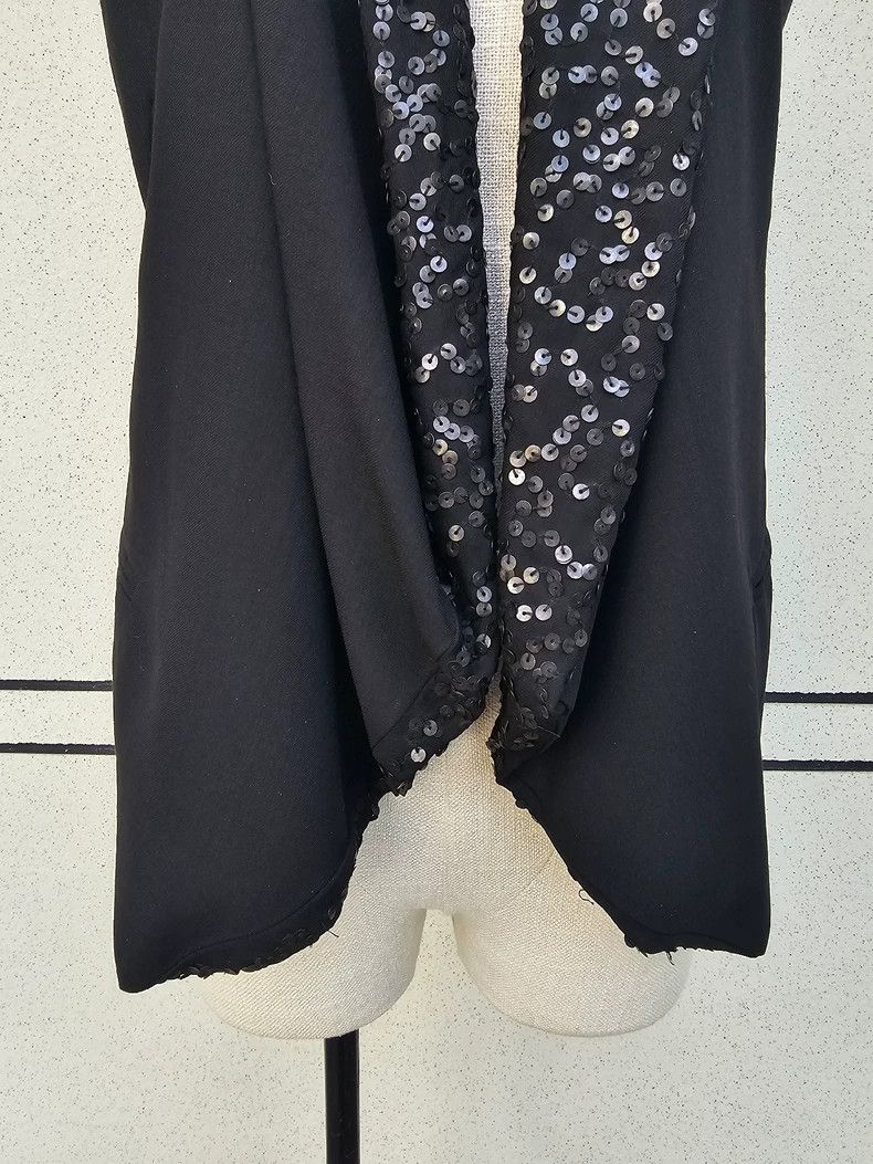 Ann Demeulemeester sequined black vest by Ann Demeulemeester - dmc Size US M / EU 48-50 / 2 - 5 Thumbnail