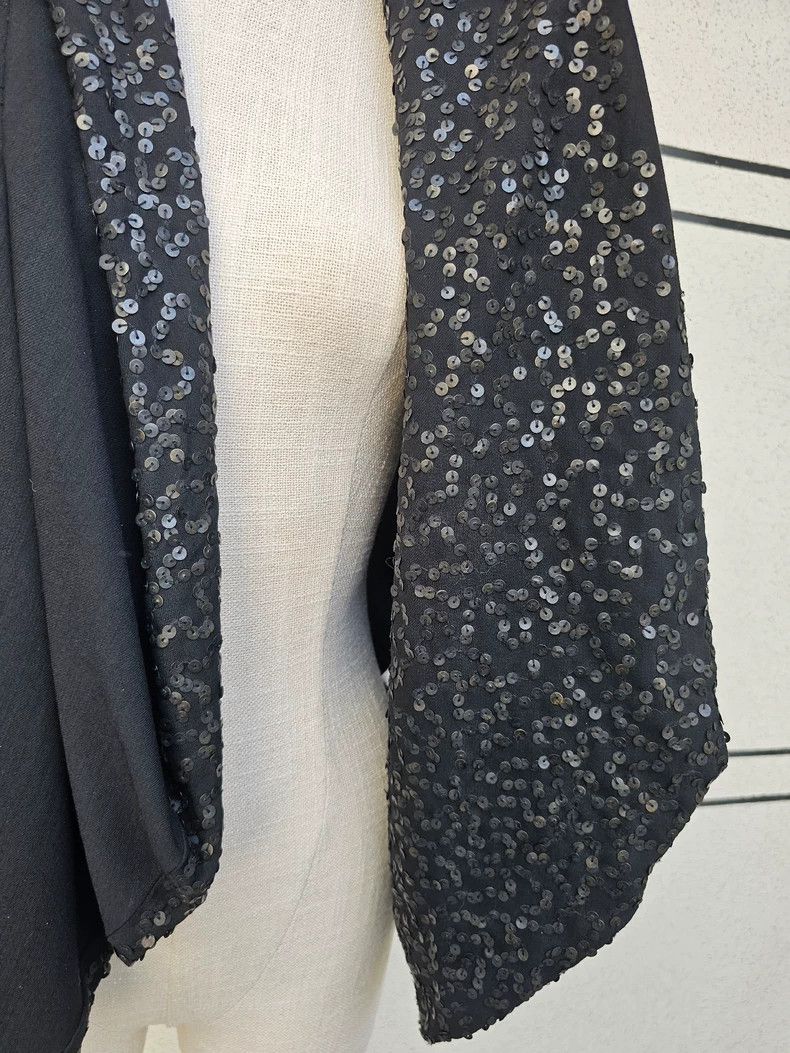 Ann Demeulemeester sequined black vest by Ann Demeulemeester - dmc Size US M / EU 48-50 / 2 - 7 Thumbnail