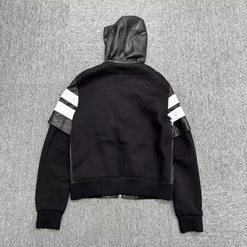 Givenchy givenchy leather hooded jacket size m - dmc Size US M / EU 48-50 / 2 - 2 Thumbnail