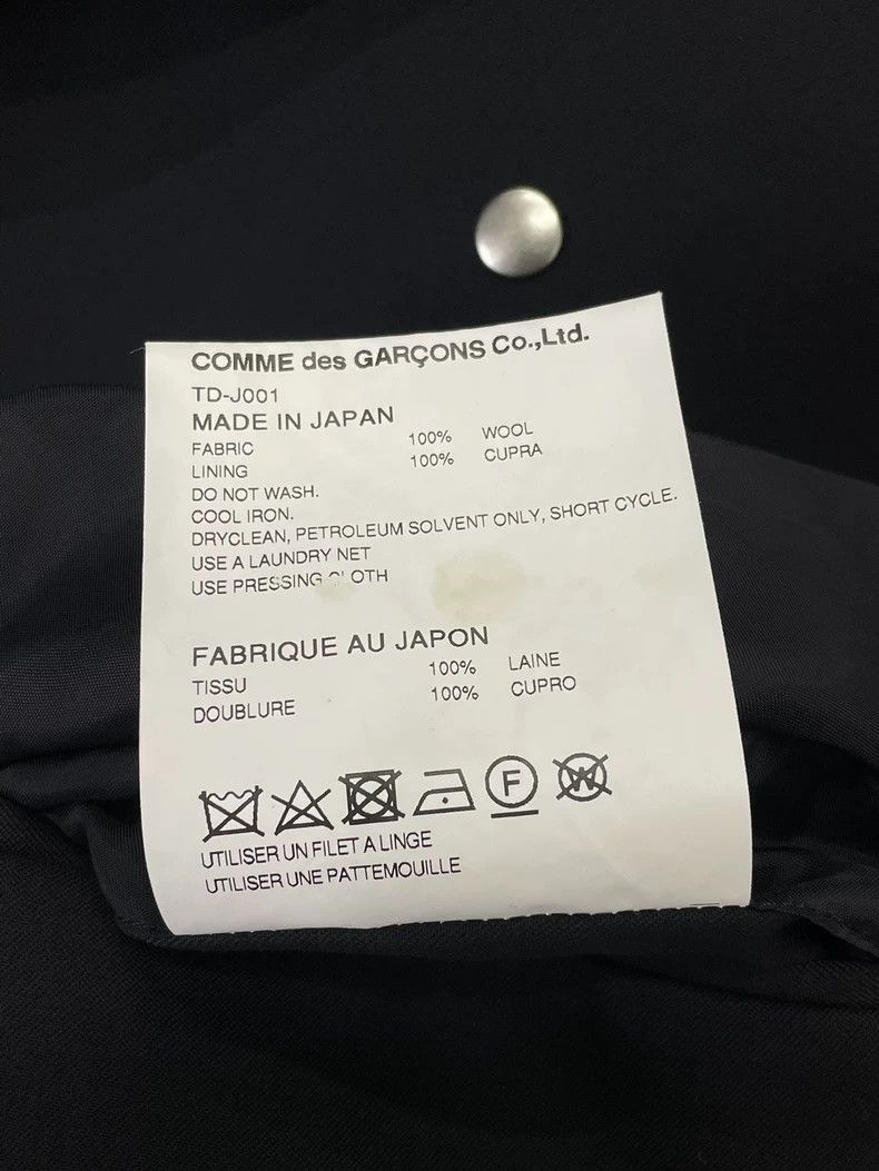 Comme des Garcons comme des garçons navy double-breasted blazer - dmc Size US M / EU 48-50 / 2 - 6 Thumbnail