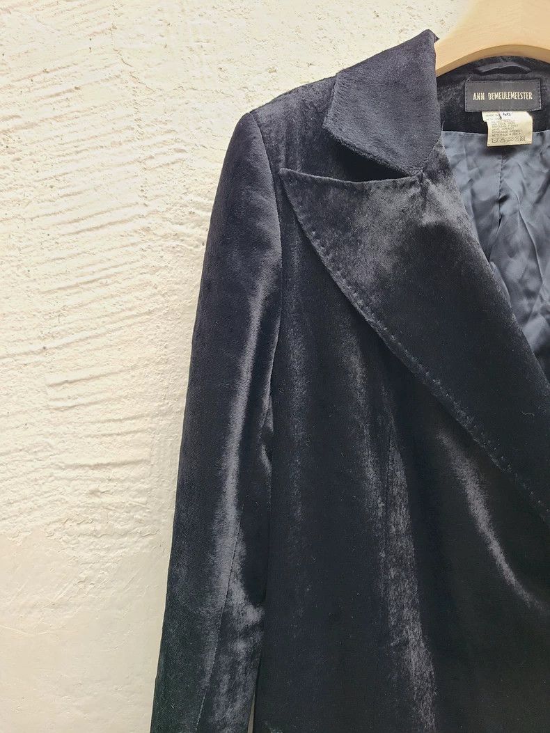 Ann Demeulemeester ann demeulemeester velvet outerwear coat - dmc Size US M / EU 48-50 / 2 - 5 Thumbnail