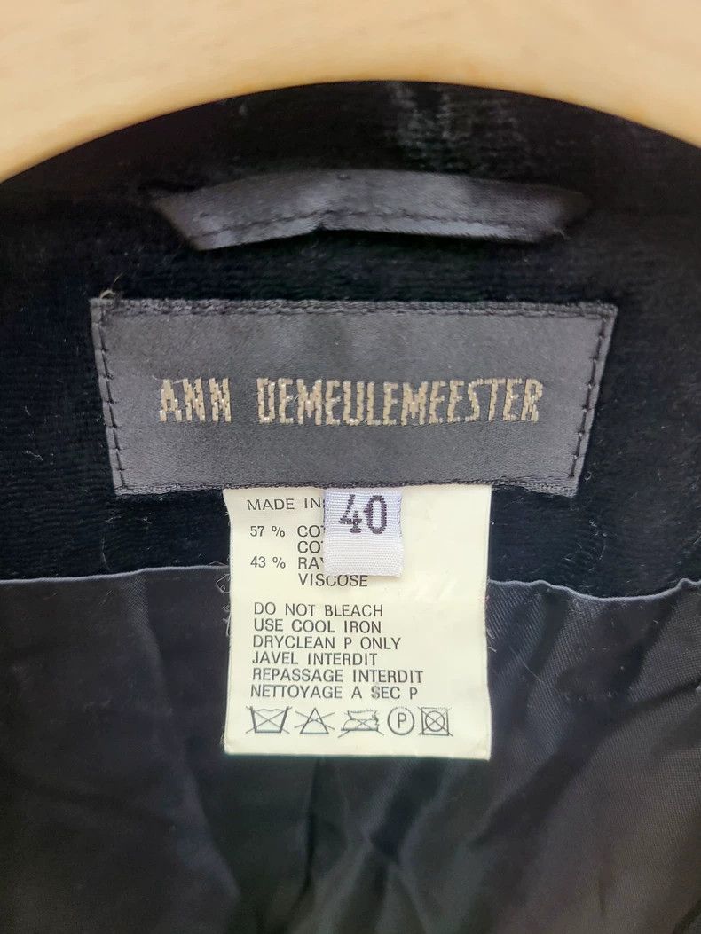 Ann Demeulemeester ann demeulemeester velvet outerwear coat - dmc Size US M / EU 48-50 / 2 - 8 Thumbnail