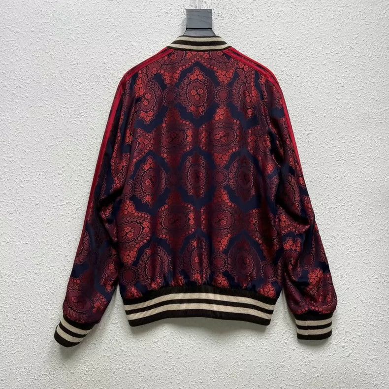 Gucci gucci floral embroidery silk baseball jacket - dmc Size US L / EU 52-54 / 3 - 2 Thumbnail