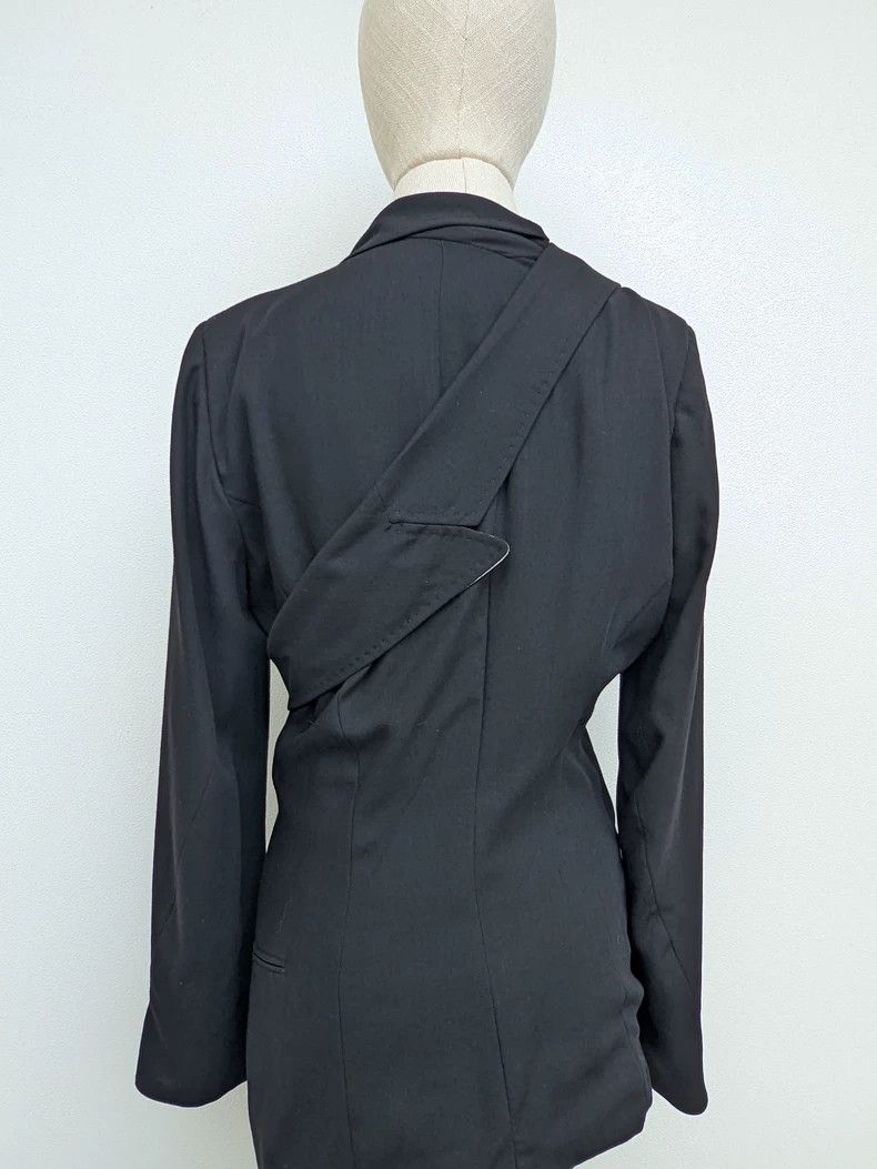 Ann Demeulemeester black deconstructed blazer by ann demeulemeester - dmc Size US M / EU 48-50 / 2 - 5 Thumbnail