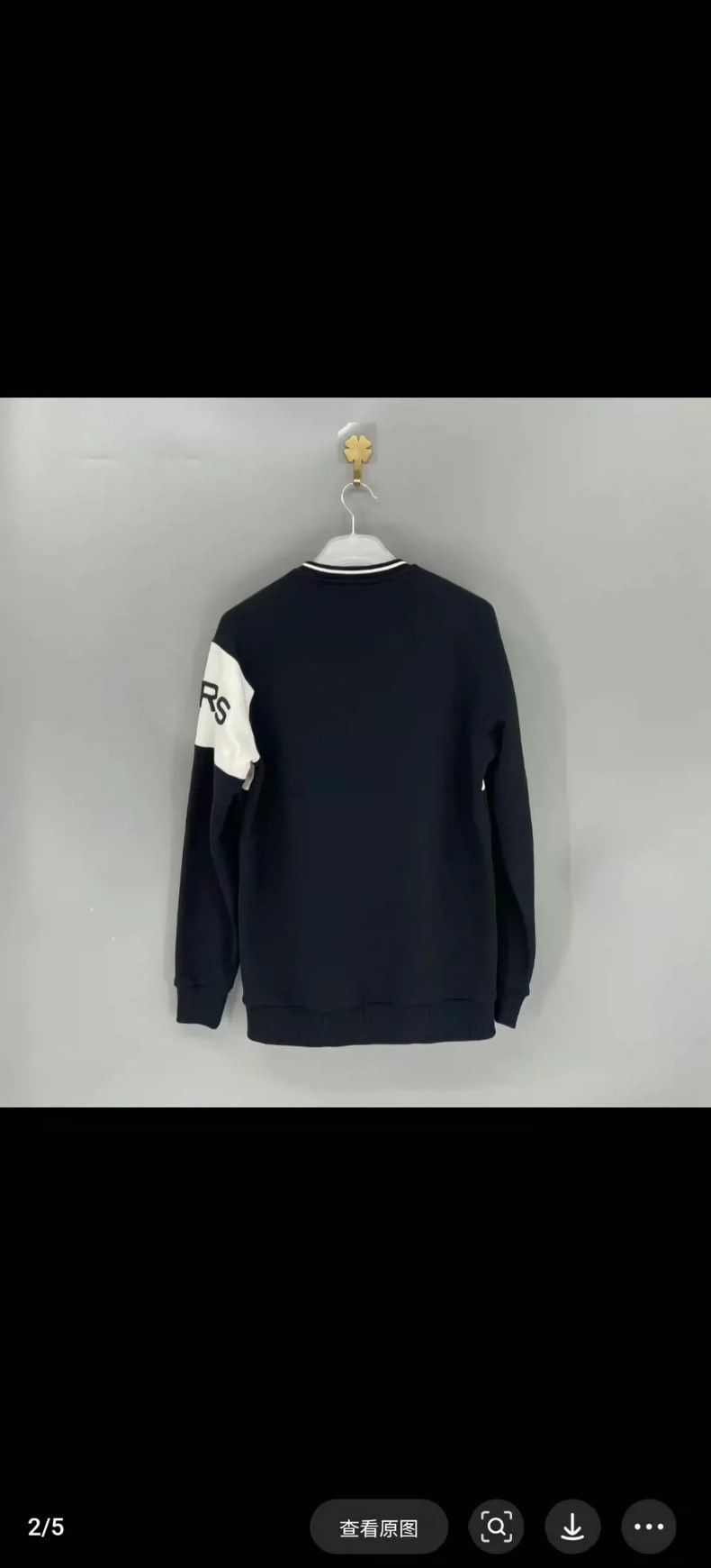 Givenchy givenchy black and white logo sweatshirt - dmc Size US M / EU 48-50 / 2 - 2 Thumbnail