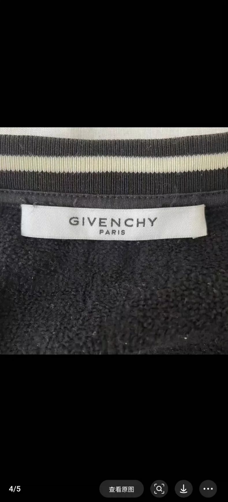 Givenchy givenchy black and white logo sweatshirt - dmc Size US M / EU 48-50 / 2 - 3 Thumbnail
