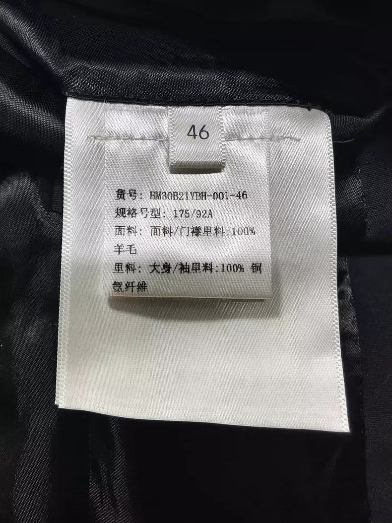 Givenchy givenchy black wool tailored suit jacket - dmc Size US L / EU 52-54 / 3 - 4 Thumbnail
