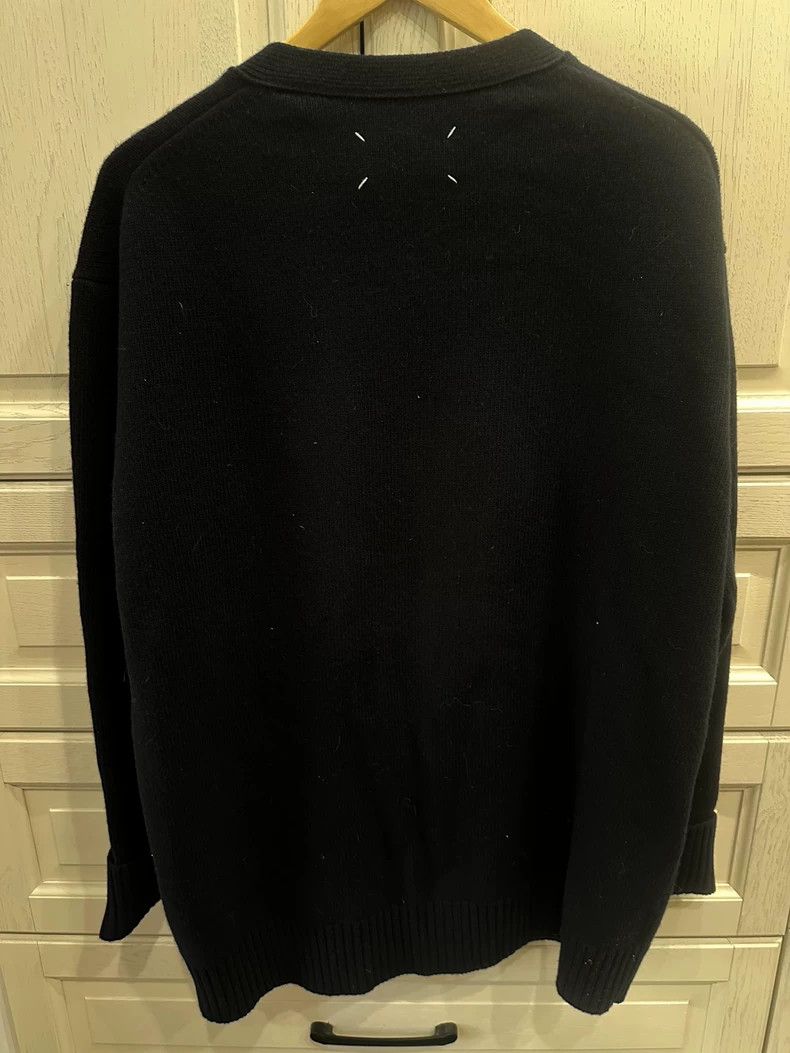 Maison Margiela Maison Margiela V-neck Wool Cardigan - dmc Size US L / EU 52-54 / 3 - 2 Thumbnail