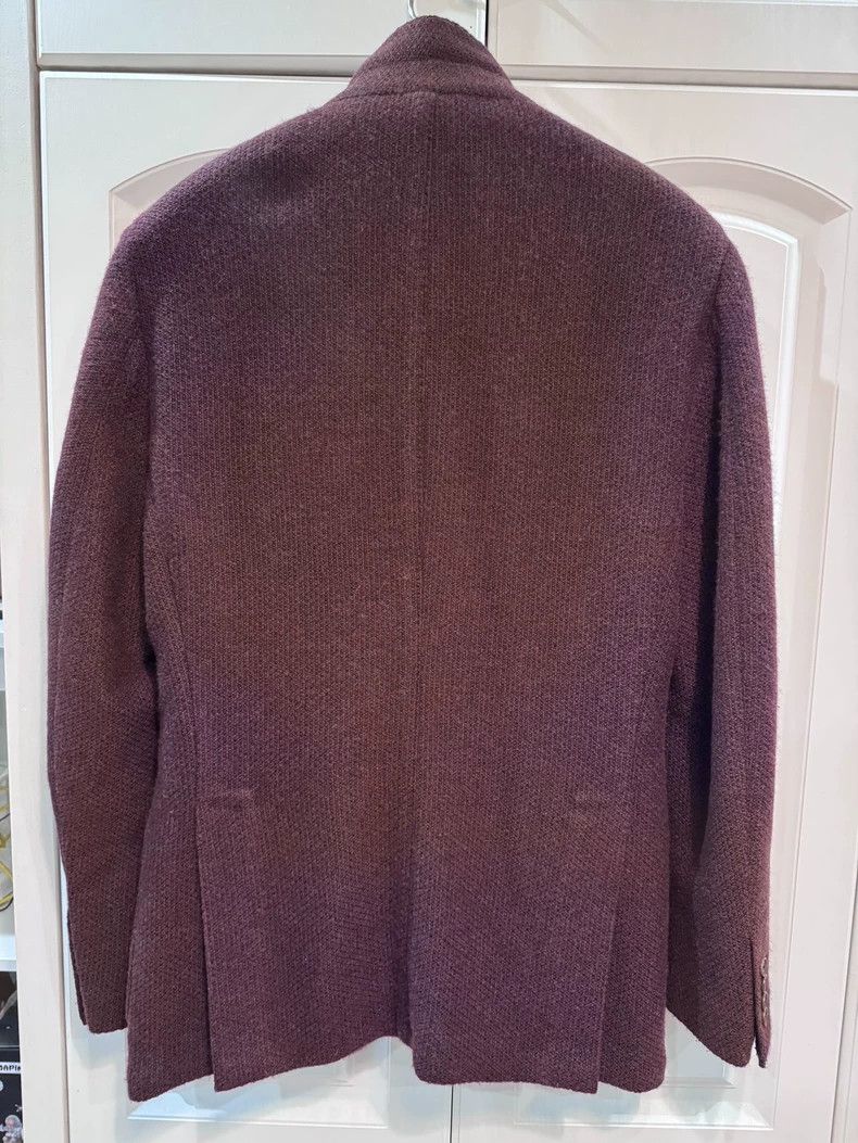 Loro Piana bordeaux casual cashmere blazer for men - dmc Size US L / EU 52-54 / 3 - 3 Thumbnail