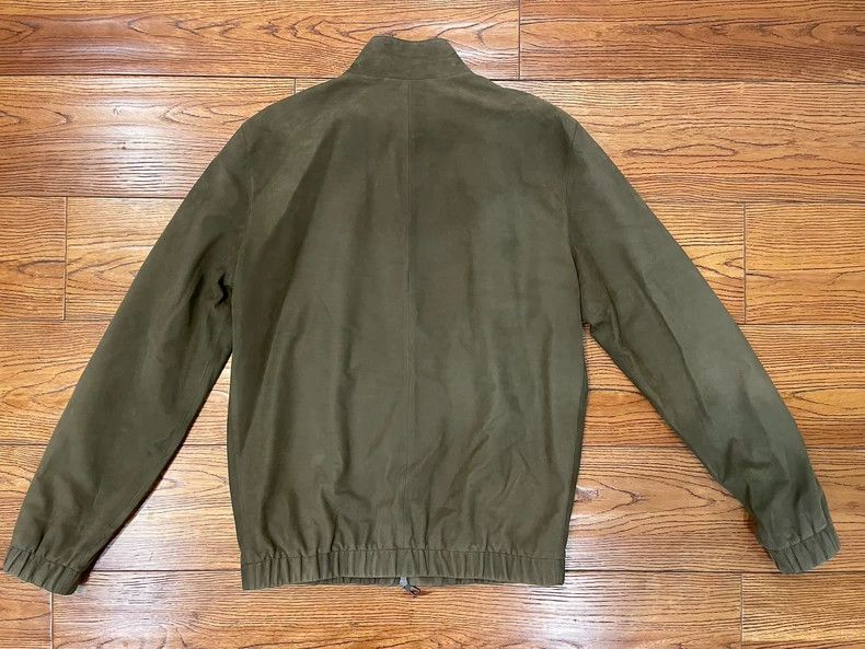 Loro Piana Loro Piana Men's Bomber Jacket in Olive Green - dmc Size US XS / EU 42 / 0 - 2 Thumbnail
