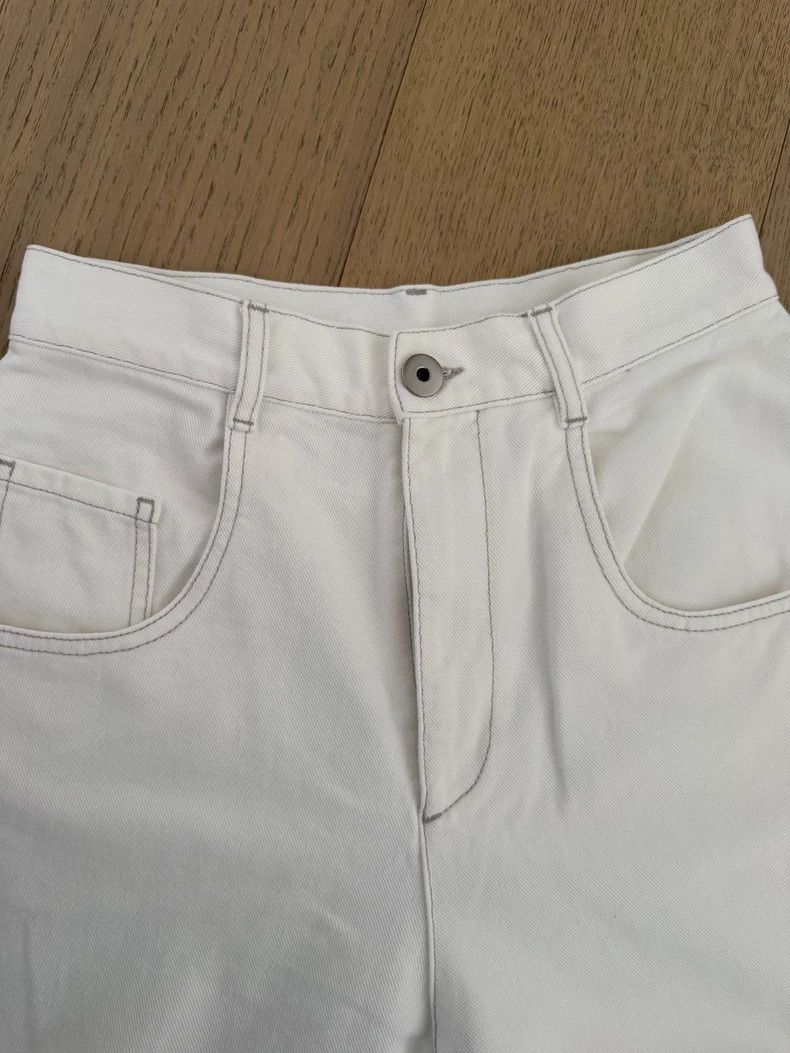 Maison Margiela maison margiela high-waisted wide-leg jeans - dmc Size US 31 - 2 Thumbnail