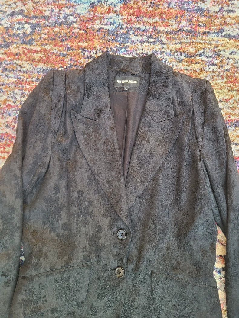 Ann Demeulemeester silk embroidered trench coat with removable skirt - dmc Size US S / EU 44-46 / 1 - 6 Thumbnail