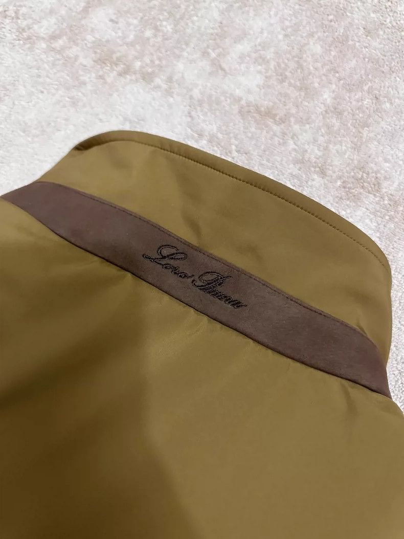 Loro Piana brown tech fabric lightweight jacket - dmc Size US L / EU 52-54 / 3 - 7 Thumbnail