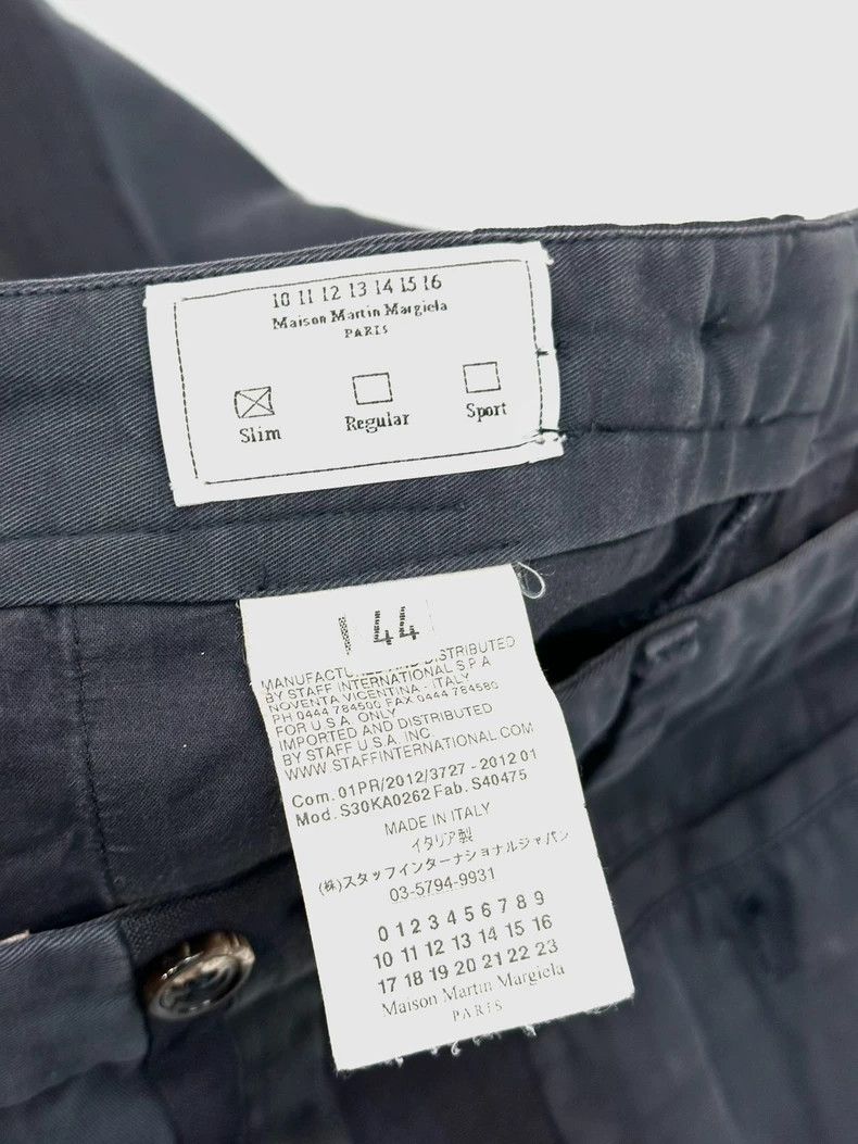 Maison Margiela maison martin margiela stitched trousers in dark color - dmc Size US 31 - 2 Thumbnail