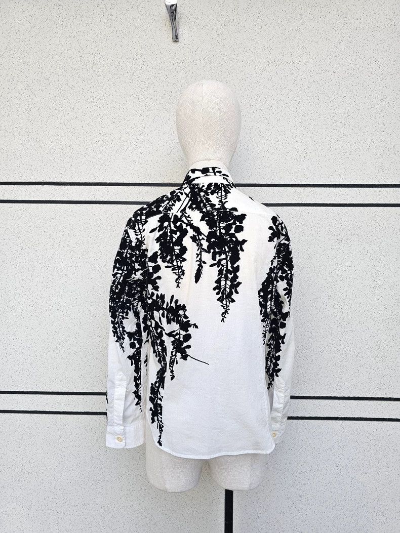 Ann Demeulemeester ann demeulemeester women's shirt with floral design - dmc Size US M / EU 48-50 / 2 - 3 Thumbnail