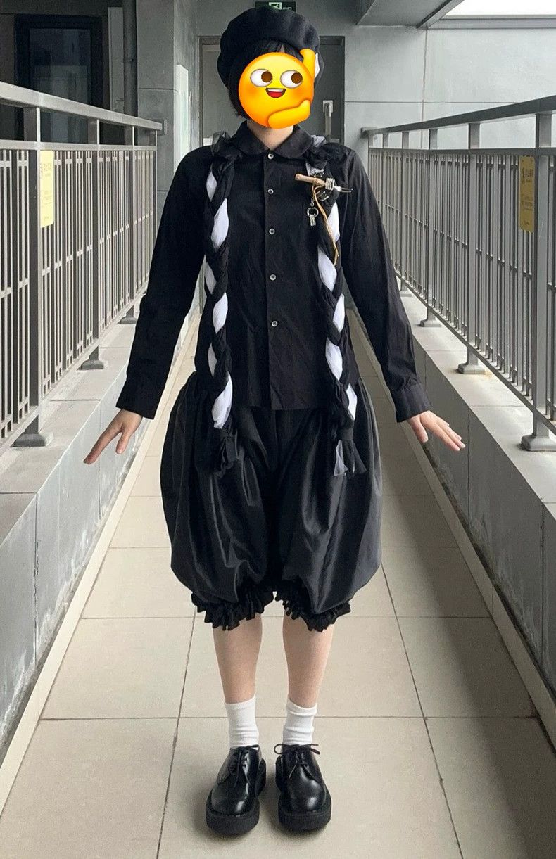 Comme des Garcons comme des garçons braided black shirt - dmc Size US S / EU 44-46 / 1 - 6 Thumbnail