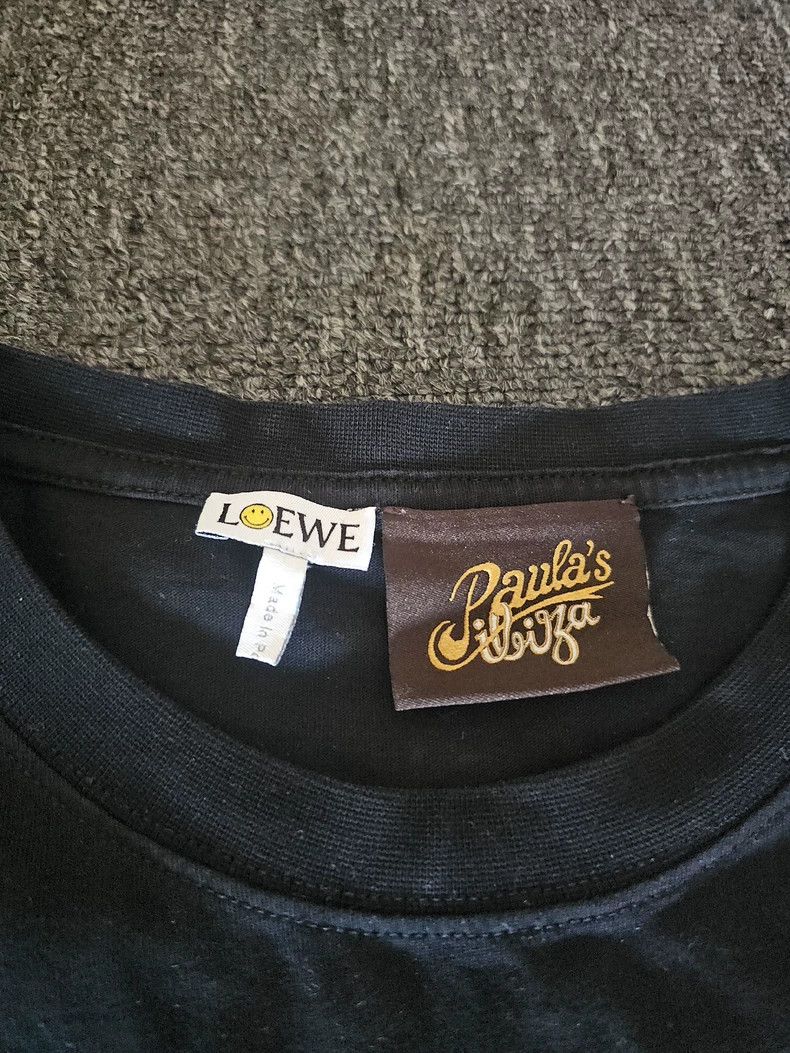 Loewe loewe smiley face t-shirt in black - dmc Size US XS / EU 42 / 0 - 3 Thumbnail