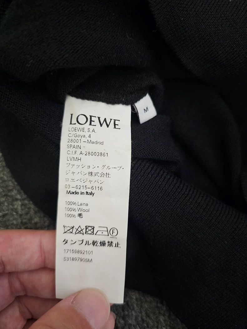 Loewe Loewe Men's Wool Knitted Sweater with Design - dmc Size US M / EU 48-50 / 2 - 6 Thumbnail