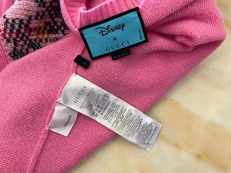 gucci pink disney donald duck sweater dmc