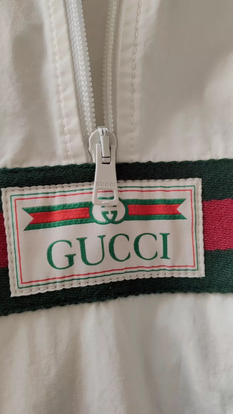 Gucci gucci unisex windbreaker with iconic stripes - dmc Size US M / EU 48-50 / 2 - 4 Thumbnail