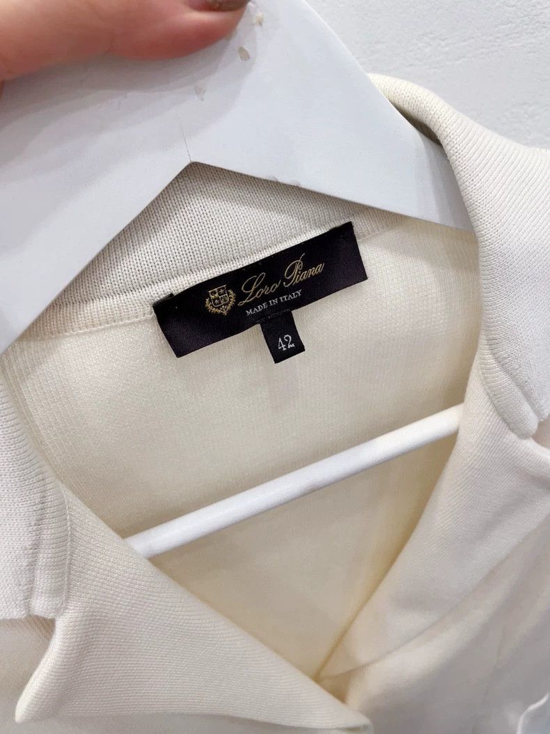 Loro Piana beige knitted blazer from Loro Piana - dmc Size US L / EU 52-54 / 3 - 3 Thumbnail