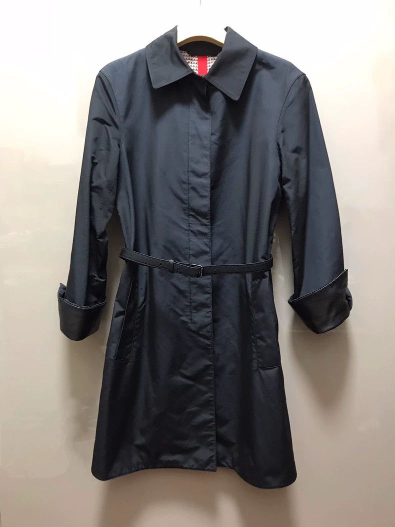 Loro Piana stylish navy long coat with inner lining - dmc Size US L / EU 52-54 / 3 - 2 Thumbnail