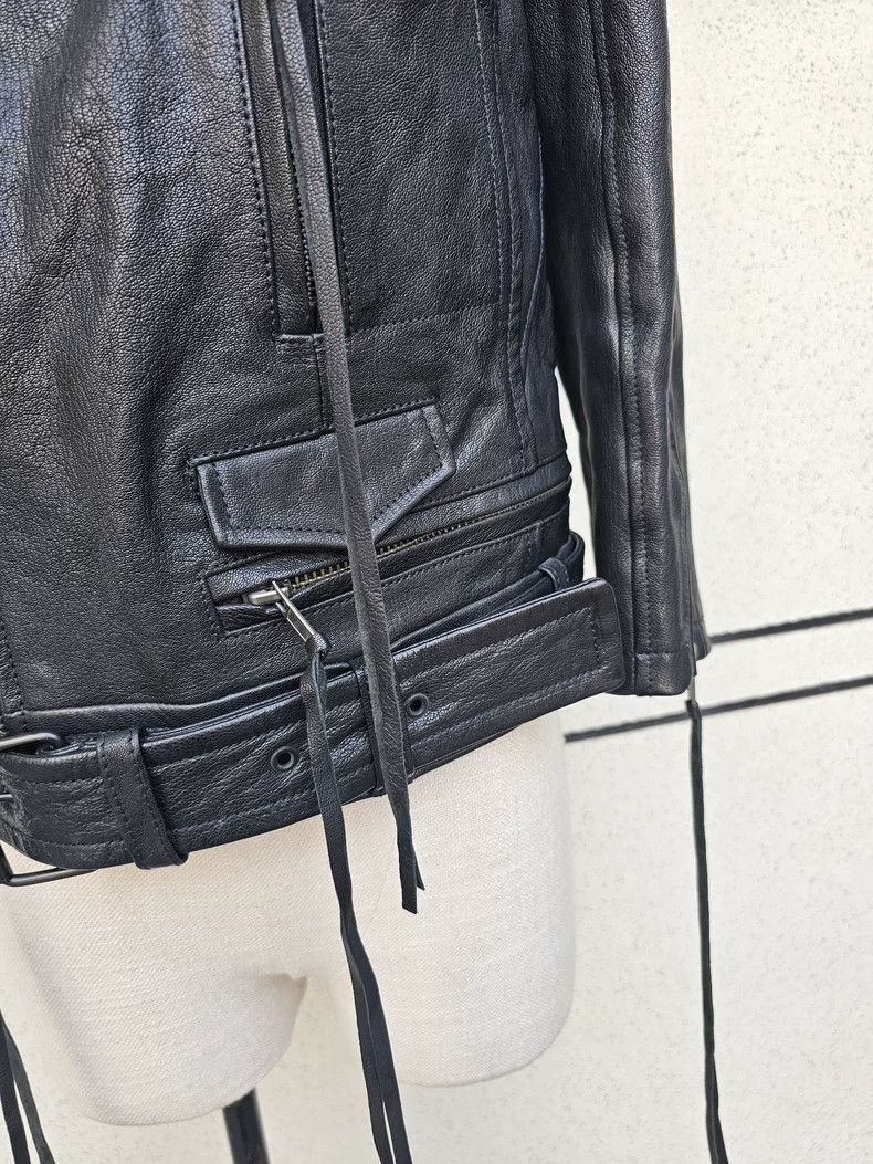 Haider Ackermann women's black leather jacket by Haider Ackermann - dmc Size US M / EU 48-50 / 2 - 4 Thumbnail