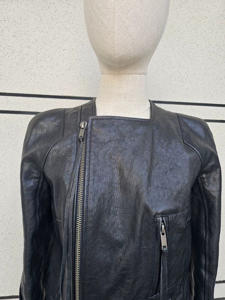 Haider Ackermann women's black leather jacket by Haider Ackermann - dmc Size US M / EU 48-50 / 2 - 5 Thumbnail