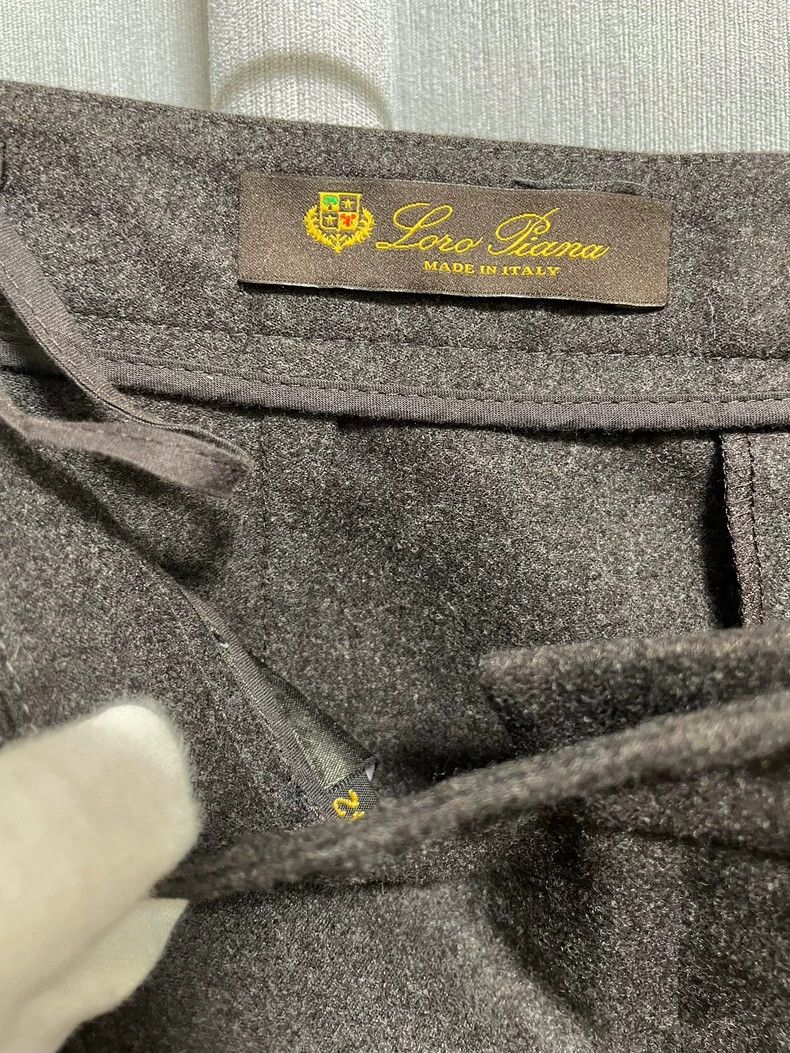Loro Piana brown wool suit trousers for fall winter - dmc Size US 31 - 5 Thumbnail