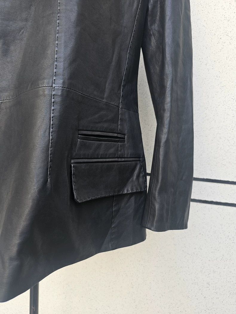 Haider Ackermann haider ackermann women's black leather jacket - dmc Size US M / EU 48-50 / 2 - 6 Thumbnail