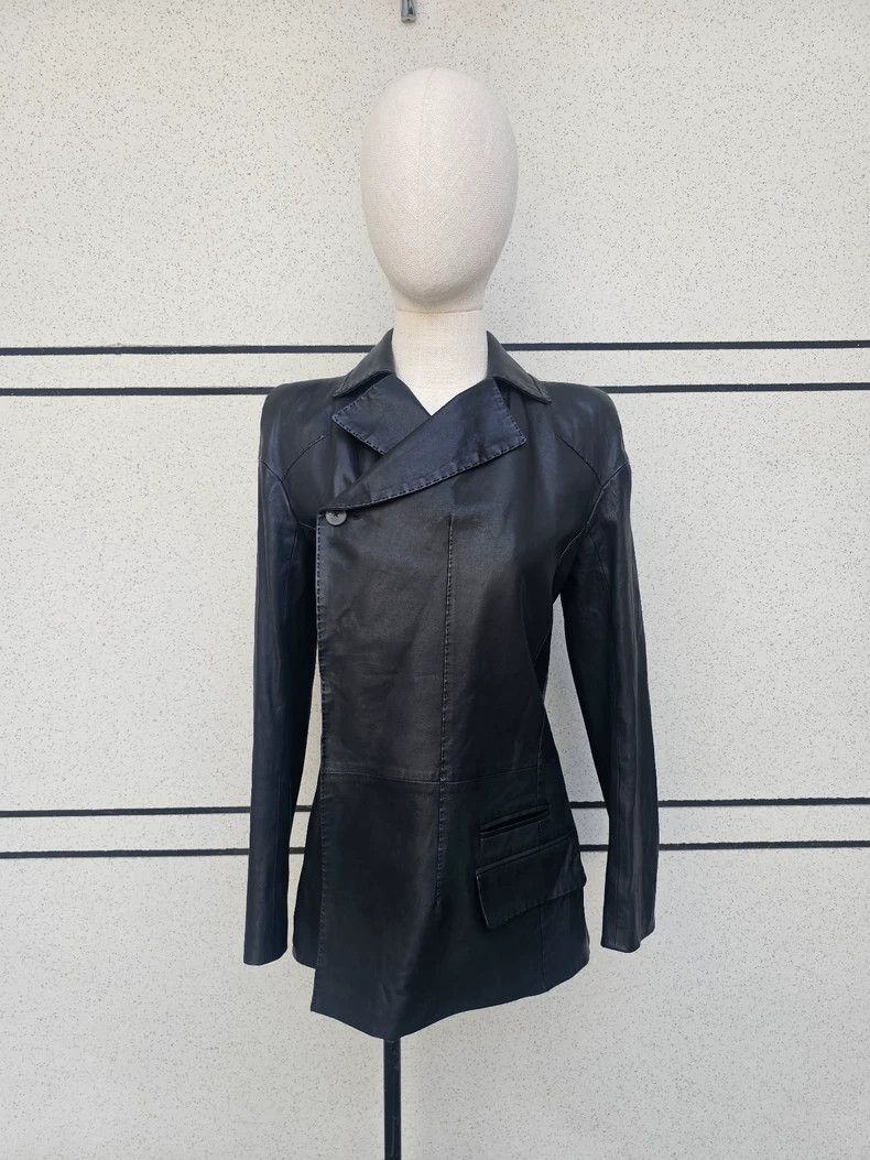 Haider Ackermann haider ackermann women's black leather jacket - dmc Size US M / EU 48-50 / 2 - 3 Thumbnail