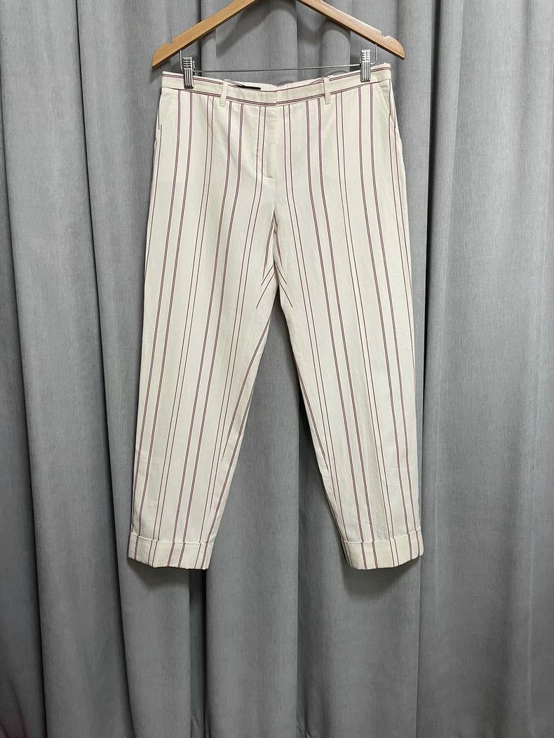 Loro Piana Loro Piana Striped Linen Cotton Casual Pants - dmc Size US 31 - 2 Thumbnail